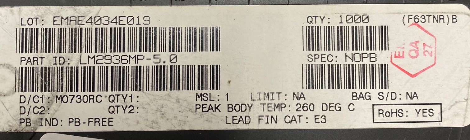 National Semi LM2936MP-5.0